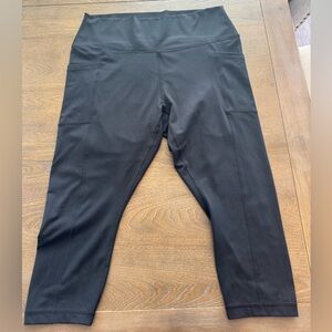 Yogalicious Lux Black Tribeca Crop Tight